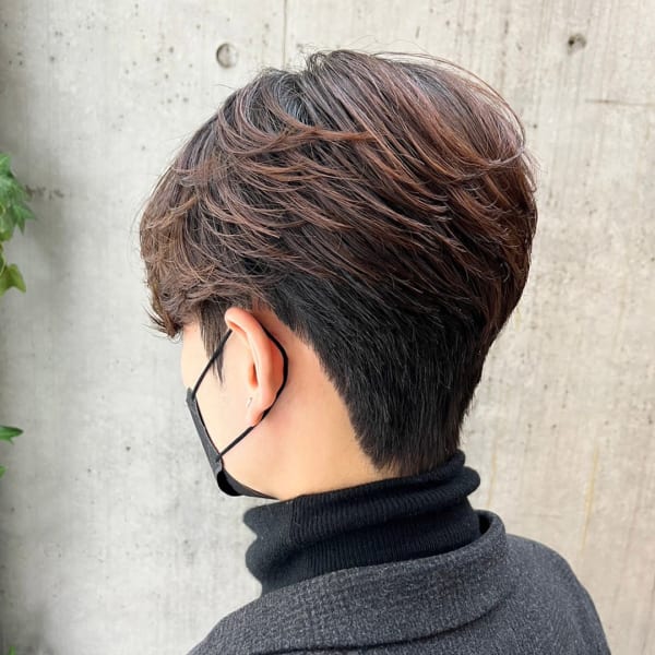 【初回限定】メンズカット+ダウンパーマ｜浮き・広がりを抑えて小顔バランスUP！