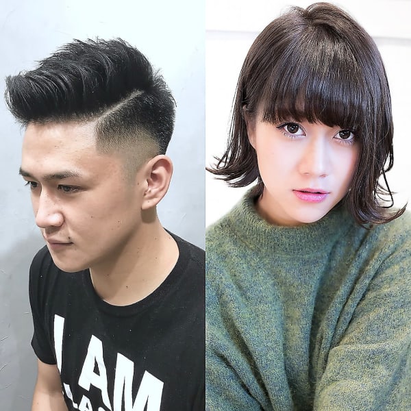 【男女共通】デザインカット+シャンプーブロー