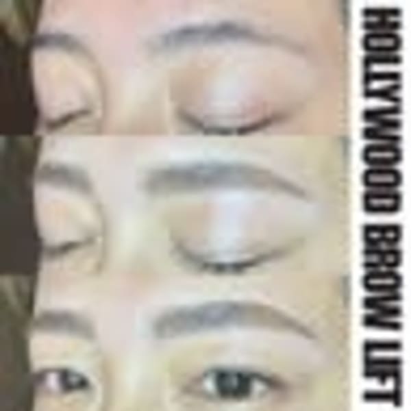 男女OK【ハリウッドブロウリフト】眉デザインWAX込★クイック眉メイク/ブラシ付