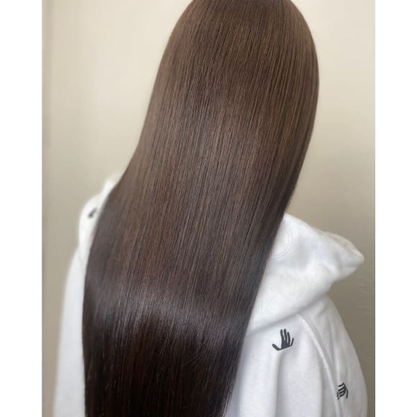 【美髪矯正☆】カット+ダメージレス縮毛矯正+TR