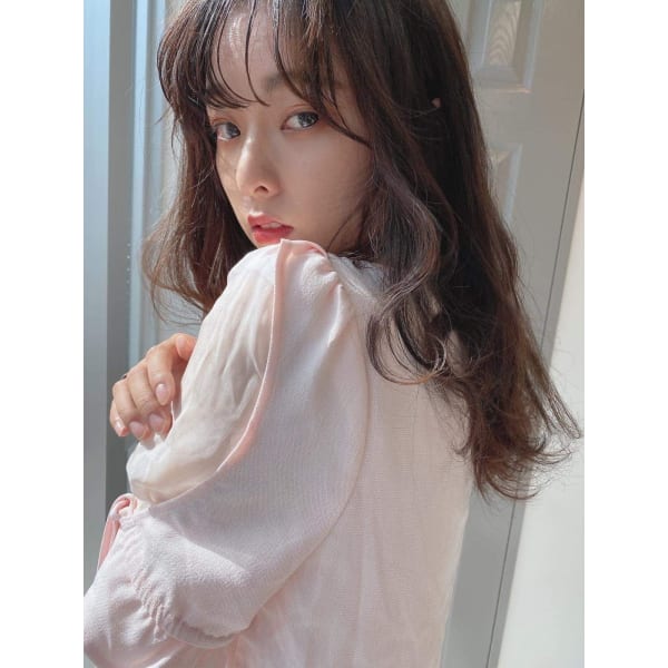 【朝の時短にも◎】小顔カット+艶カラー+低ダメージパーマ+質感TR