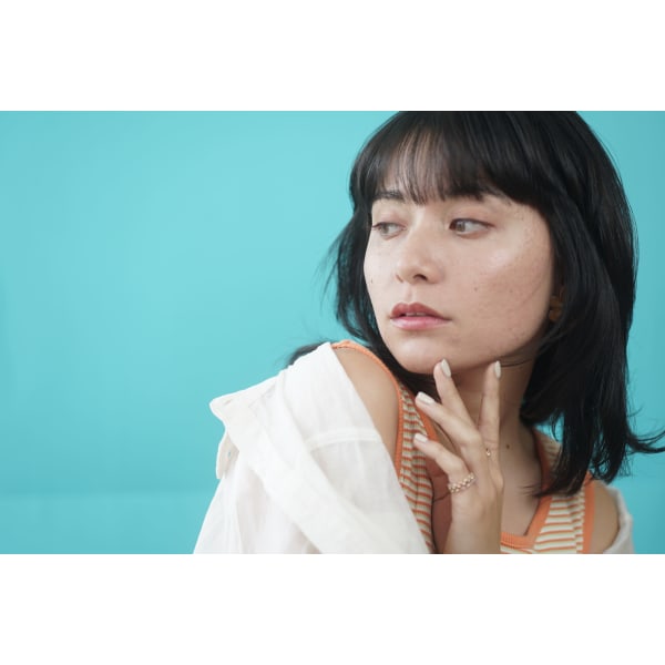 【オイルカラー革命】カット＋イノアカラー＋トリートメント(35)￥15400