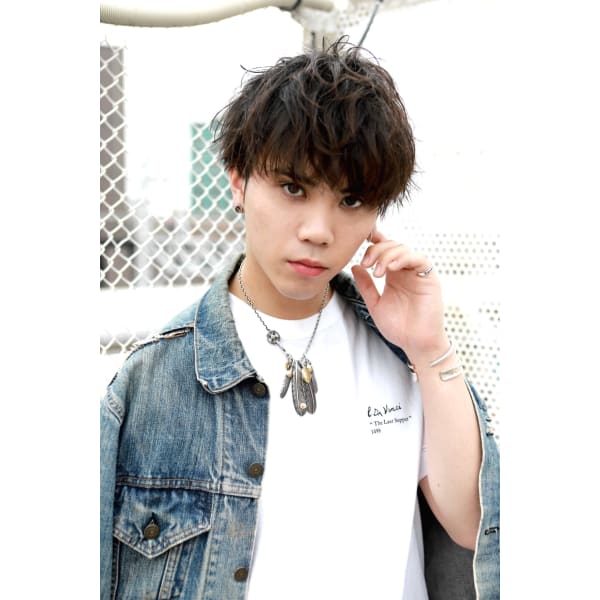 【☆メンズ限定☆】パーマ＋カット ￥9,900～（ツイストやスパイラルなどの特殊パーマ以外です）