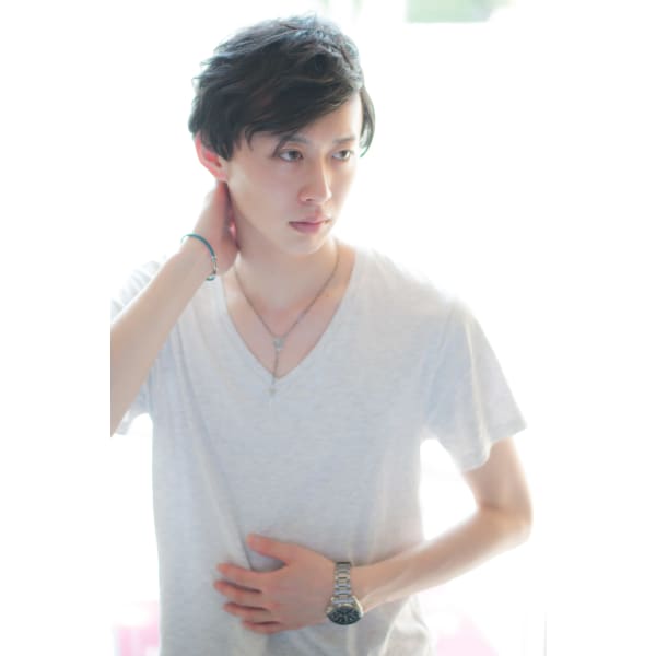 【メンズの頭皮ケア】 カット+ヘッドショートスパ