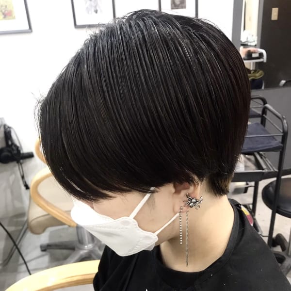 MENSカット、眉カット