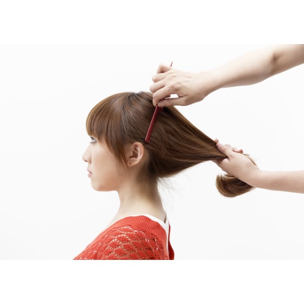 ［人気No2］カット＋くせ毛ケアカラー(白髪染め)＋高濃度炭酸泉＋最高級TR（5ステップ）＋ブロー