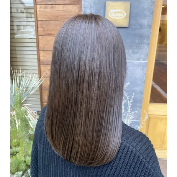 ☆【白髪染め根元のみ〇】カット＋オーガニックリタッチカラー