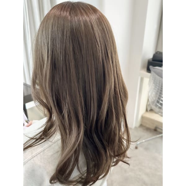 全体艶カラー【シャンプーブロー込み】¥8800