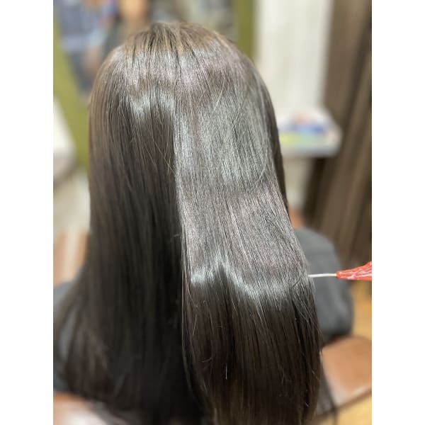 【脅威の仕上がり】　カット+髪質改善メテオカラー