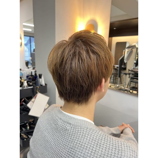 【メンズ限定】カット+カラー+眉毛カット込[神保町/神保町駅]	