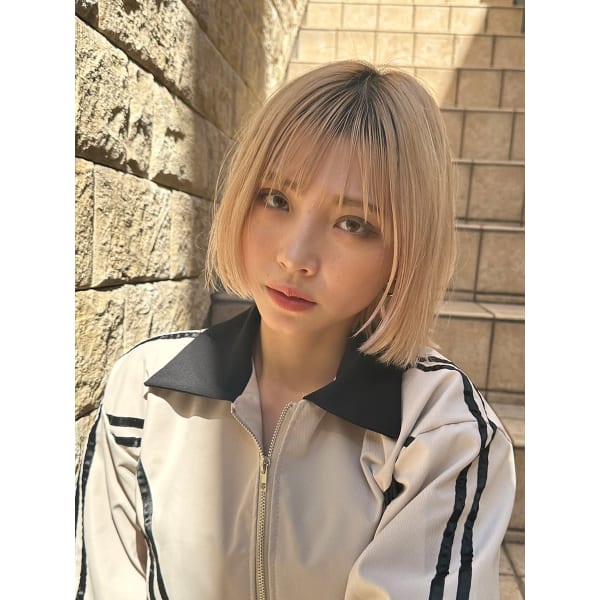 【ダブルカラー】ケアブリーチ+ケアカラー+TOKIOトリートメント ¥26.400→¥20.000~