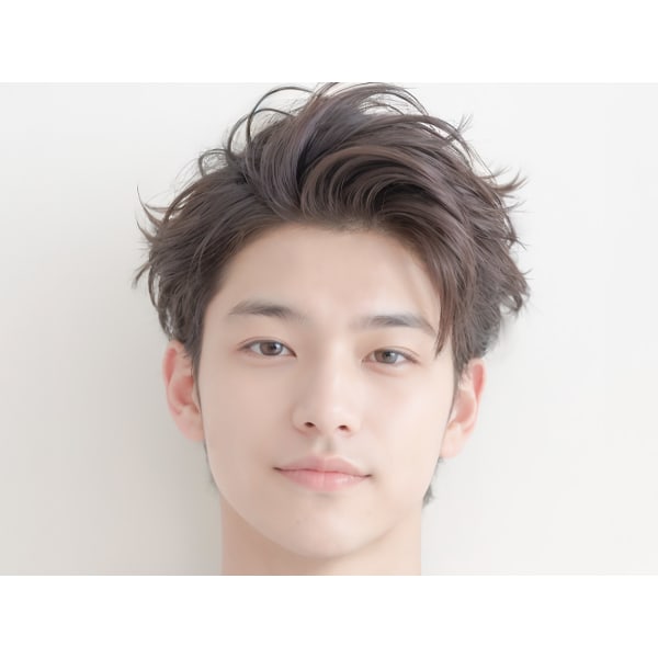 ★メンズ×イメチェン★前髪縮毛矯正+カット