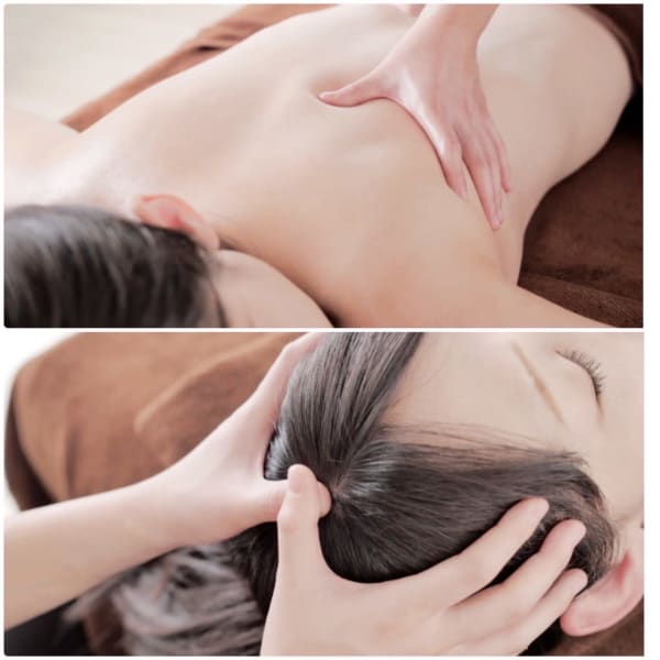 【むくみ・疲労解消】深巡リンパマッサージ+静巡ヘッドスパ　90分