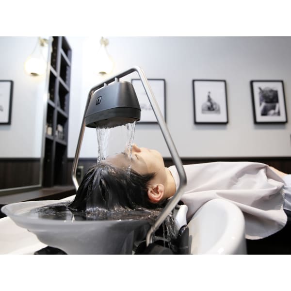 【メンズカット+SP+ミストSV+眉毛カット】+頭浸浴(炭酸で血行促進&酵素の力で頭皮ケア)