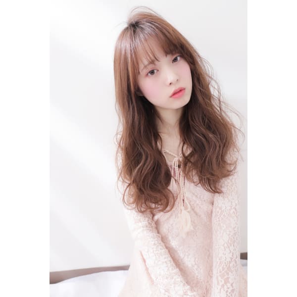 当店人気No.1☆潤い艶カラー＋カット＋超音波ハホニコトリートメント