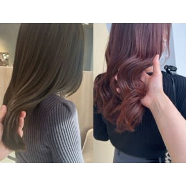 カット+艶カラー+トリートメント¥11645→¥8530