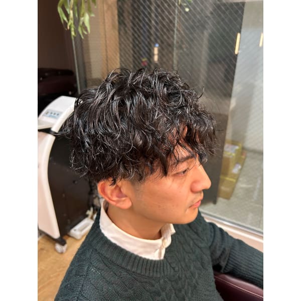 ★平日限定★【メンズ限定！】　　 シャンプーメンズカット＋パーマ　　¥8800