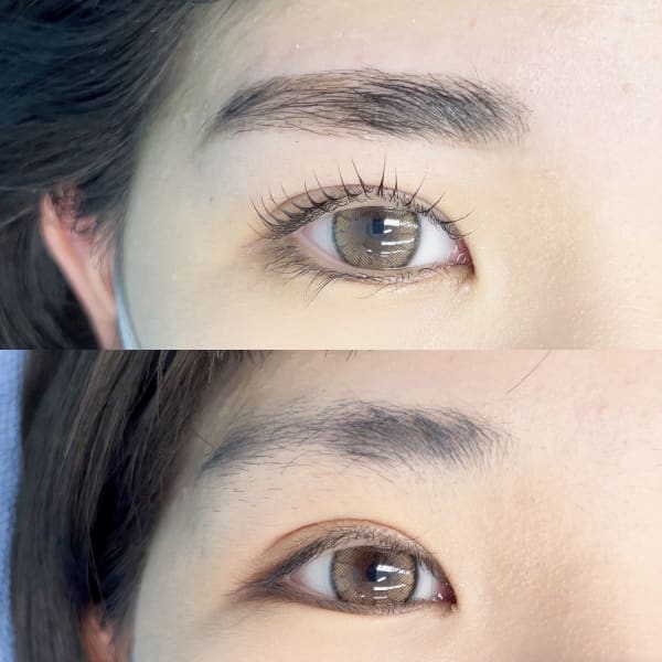 ハリウッドブロウリフト＋ケアまつげパーマSET※初回他店エクステオフ無料