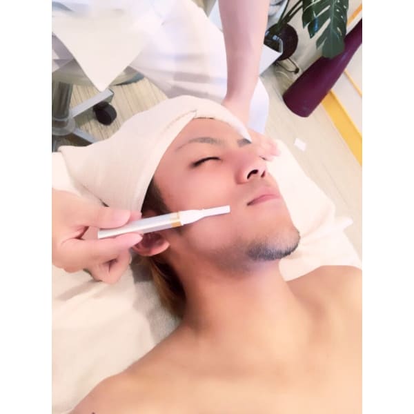 【山田指名★】【男性専用】メンズフェイスパーツ全顔脱毛 回数:1回
