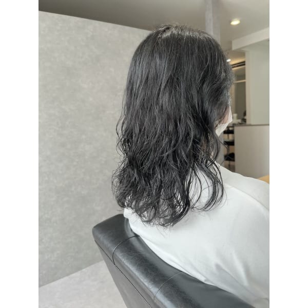 【スタイリングが苦手な方おススメ】カット＋コールドパーマ＋2stepトリートメント￥10,000
