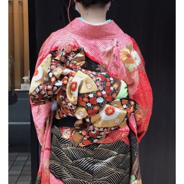 【成人式】 着付け+アップ  27000