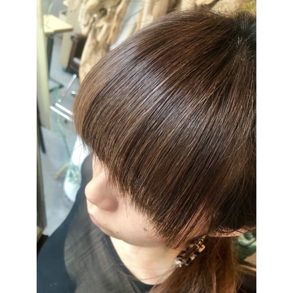 【３０%OFF】前髪だけ縮毛矯正！！税込¥10,164