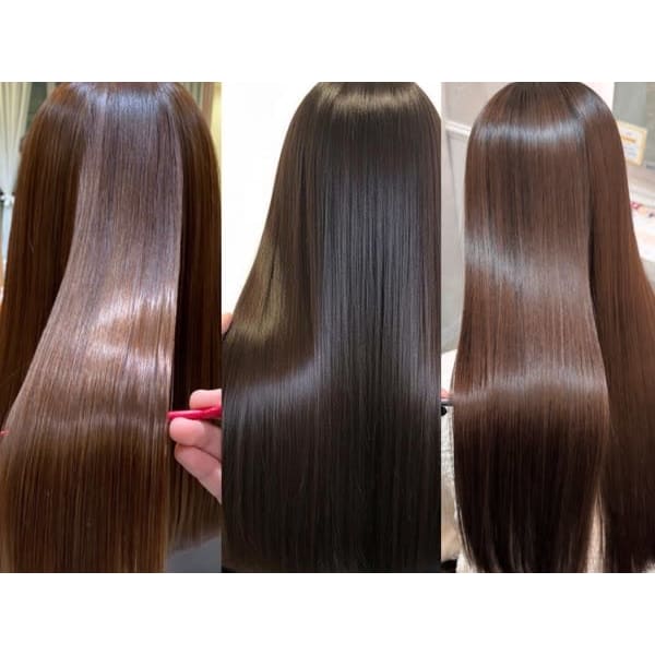 【極上!!髪質改善menu.3】酸性ストレートorオイルストレート+髪質改善6stepTR