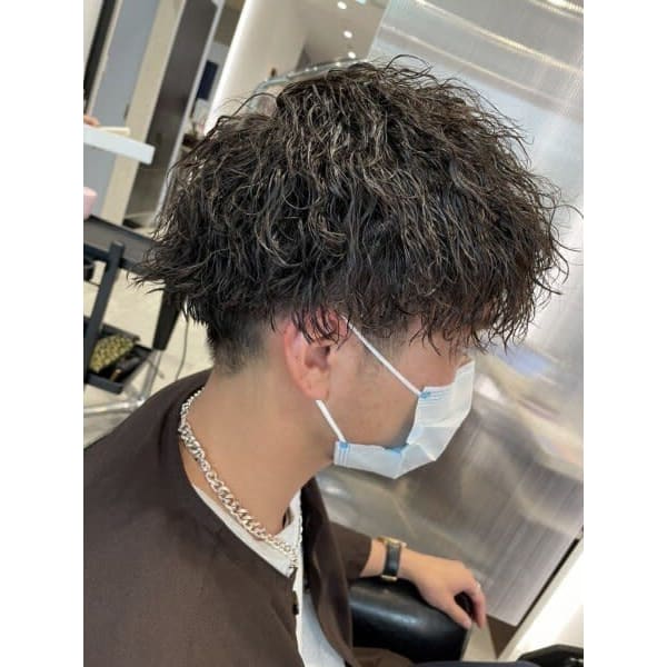 メンズツイストスパイラルパーマ（カット込）￥11000