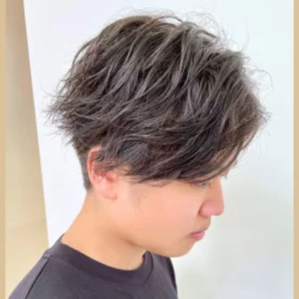 【メンズ楽天限定】カット＋ソフトツイストパーマ