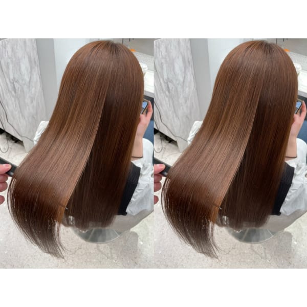 【癖や広がりが気になる方へ】カット＋縮毛矯正￥13580