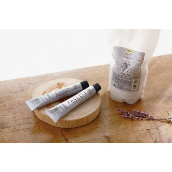 【白髪染め】オーガニック認証カラー リタッチ(根元染め)+リムーバルシャイン