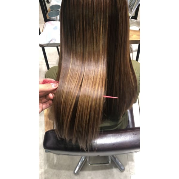 新規♪【髪質改善】】プレミアム縮毛矯正＋５STEP Tr ￥18000→￥12500