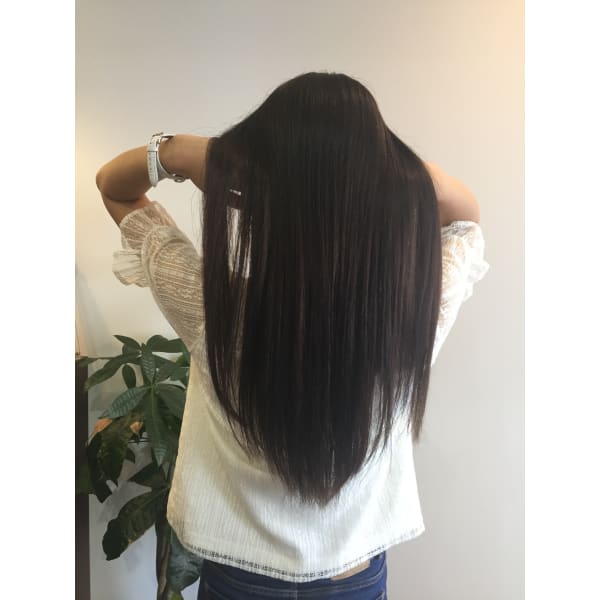 【縮毛矯正】カット+オーガニック縮毛矯正+2層トリートメント