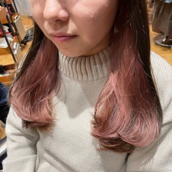 【今瀬指名限定】ブリーチを使ったインナーカラー＋フルカラー