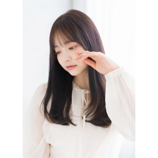 【髪質改善】美髪ストレート＋カット＋3steptreatment＆spa【7分】