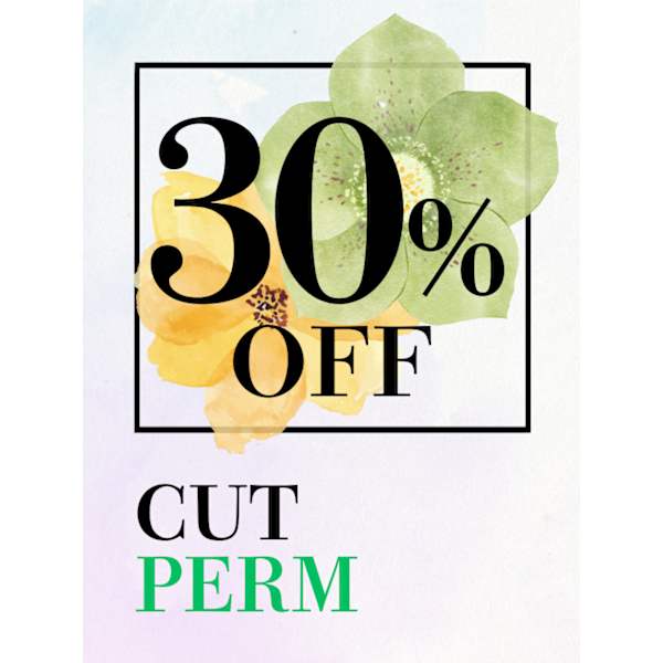 【30%OFF】◆カット+パーマ◆クーポンに迷ったらこちら ¥7700~