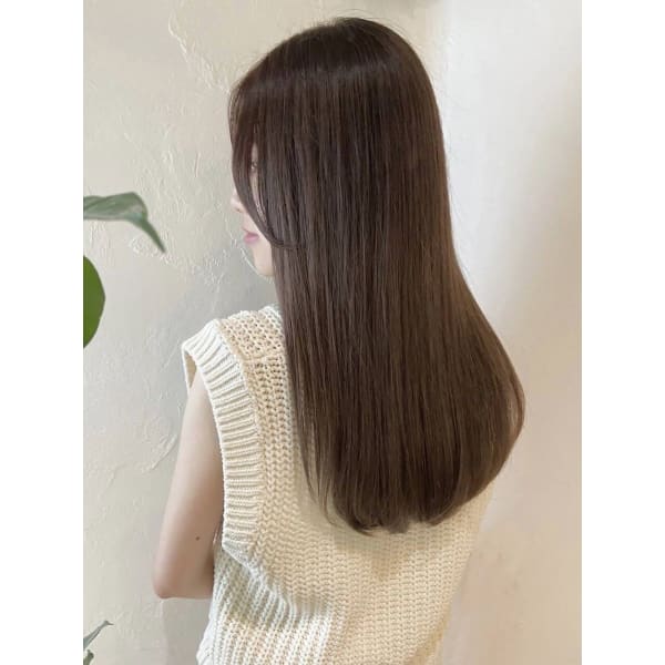 髪質改善オーガニックカラー＋トリートメント　￥15,200