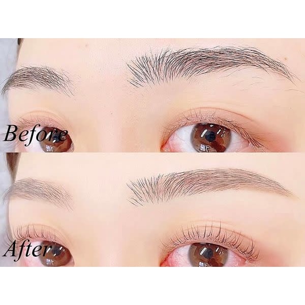 眉毛アイブロウデザインWAX+ハリウッドブロウリフト+メイク仕上げ ¥4900