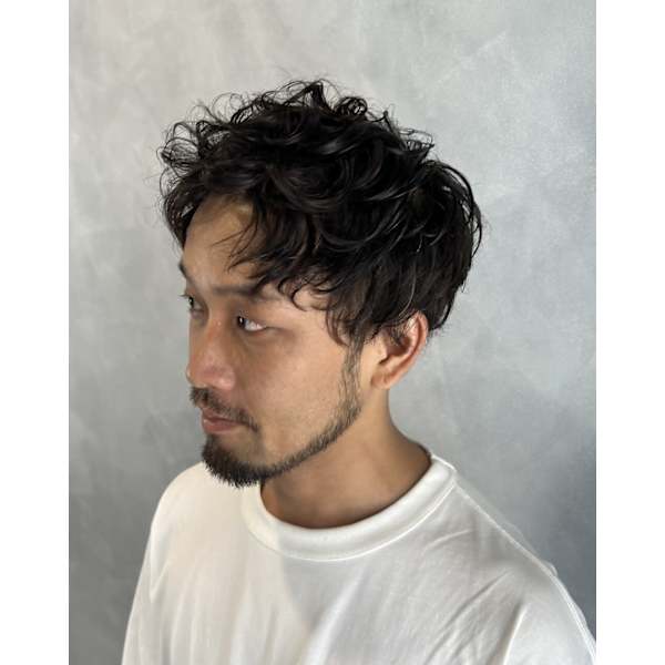 【メンズ2、3回目限定】　カット　+　パーマ　￥14080→￥13370