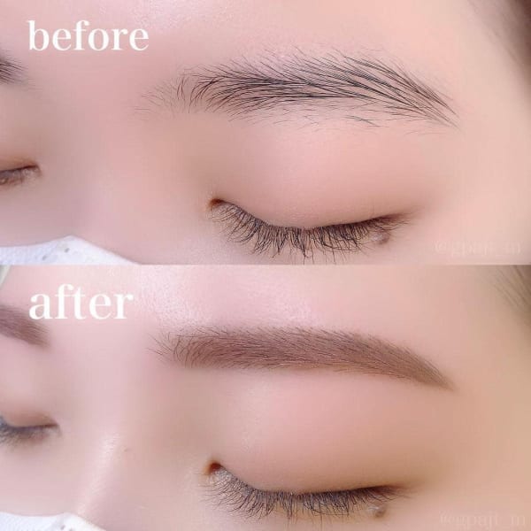 眉毛アイブロウデザインWAX+ハリウッドブロウリフト+眉メイク仕上げ ¥4,900