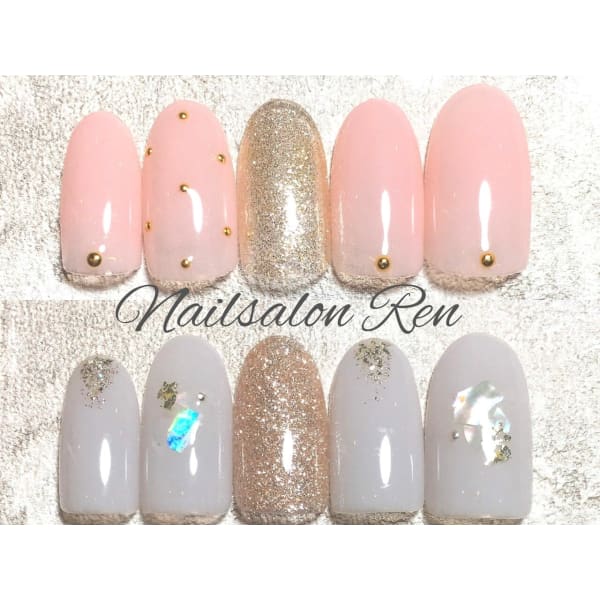 【初回限定】ハンドパラジェルシンプルデザインコース85分¥9350→ ¥7350