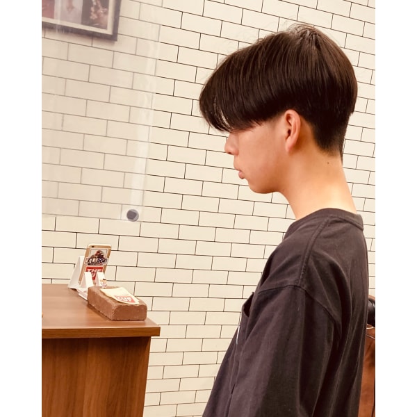 メンズ縮毛矯正＋カット [自然な縮毛矯正・曲がる縮毛矯正］