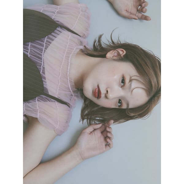 【人気No.1☆】うる艶カラー+カット+3STEP Tr ¥7700