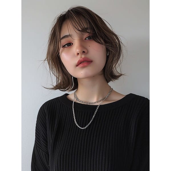 【平日限定】カット＋透明感カラー＋トリートメント　¥12,100→¥8,800