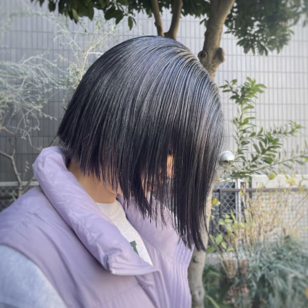 【人気当店No1】デザインカット+カラー 西葛西駅|西葛西ボブ|西葛西ショートボブ|西葛西ショート