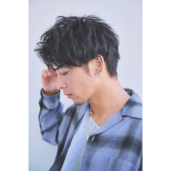 メンズカット+ニュアンスパーマ ¥8500
