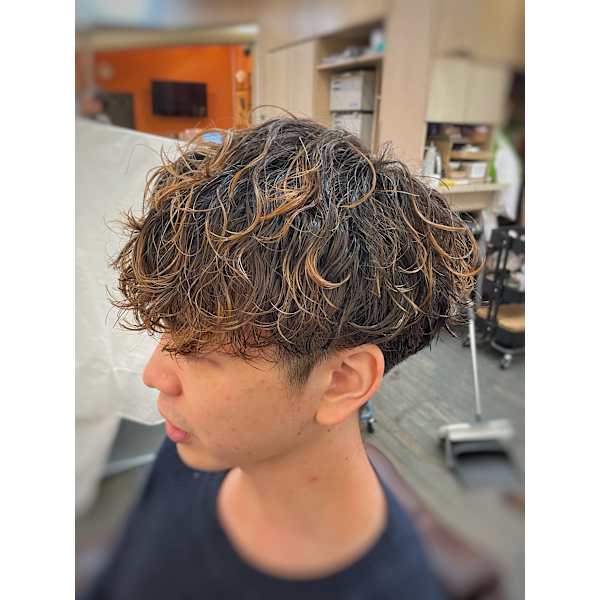 【メンズ限定☆ツイスパ】メンズカット＋ツイストスパイラルパーマ