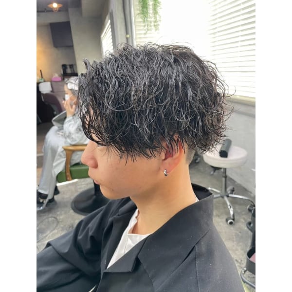 【驚愕クオリティー】メンズカット＋デザインパーマ【横浜.横浜駅メンズカット.メンズパーマ.】