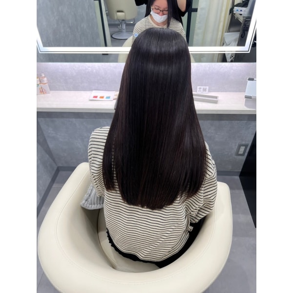 【予防美容】カット+酸性ストレート+髪質改善TR&スパ¥28,600