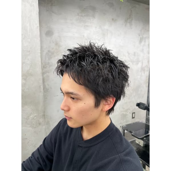 【毎日セットを楽に】メンズカット ＋頭皮クレンジングシャンプー【横浜.メンズカット.メンズパーマ】